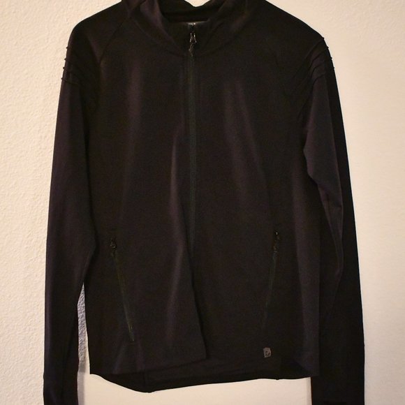 Black Oiselle Zip Up Jacket - Picture 1 of 3